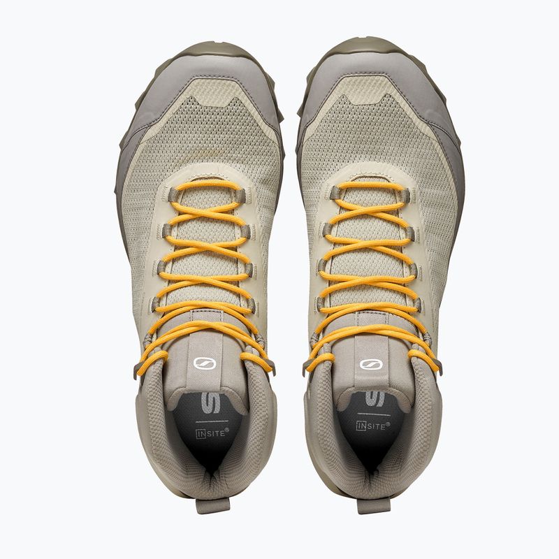 Încălțăminte de drumeție pentru bărbați SCARPA Ribelle Cross 2 Mid ridge/saffron 6