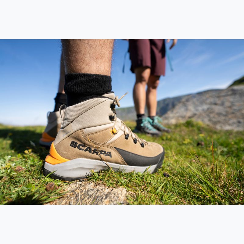 Încălțăminte de trekking pentru bărbați SCARPA Mustang Trekking GTX desert/mango 6