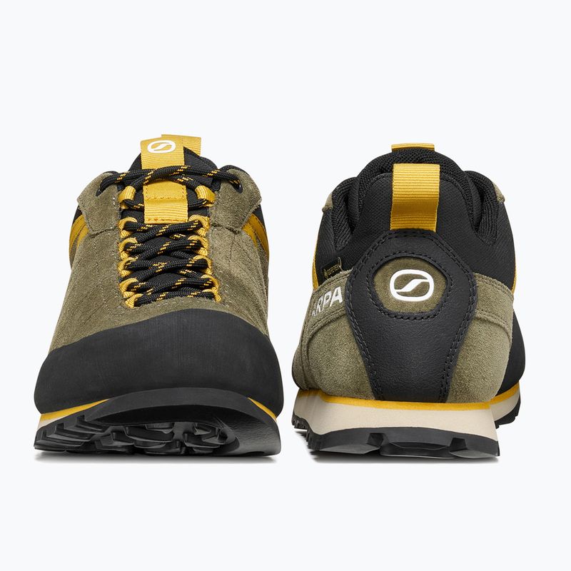 Încălțăminte de trekking pentru bărbați SCARPA Crux 2 GTX kalamata/lemon curry 4