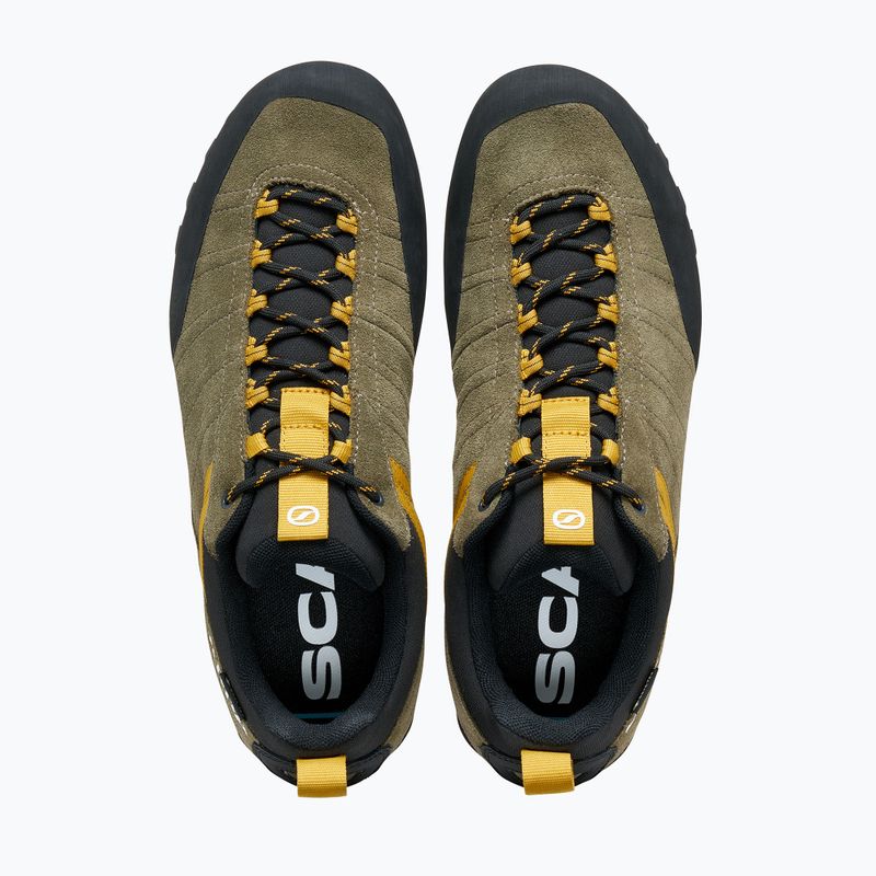 Încălțăminte de trekking pentru bărbați SCARPA Crux 2 GTX kalamata/lemon curry 5