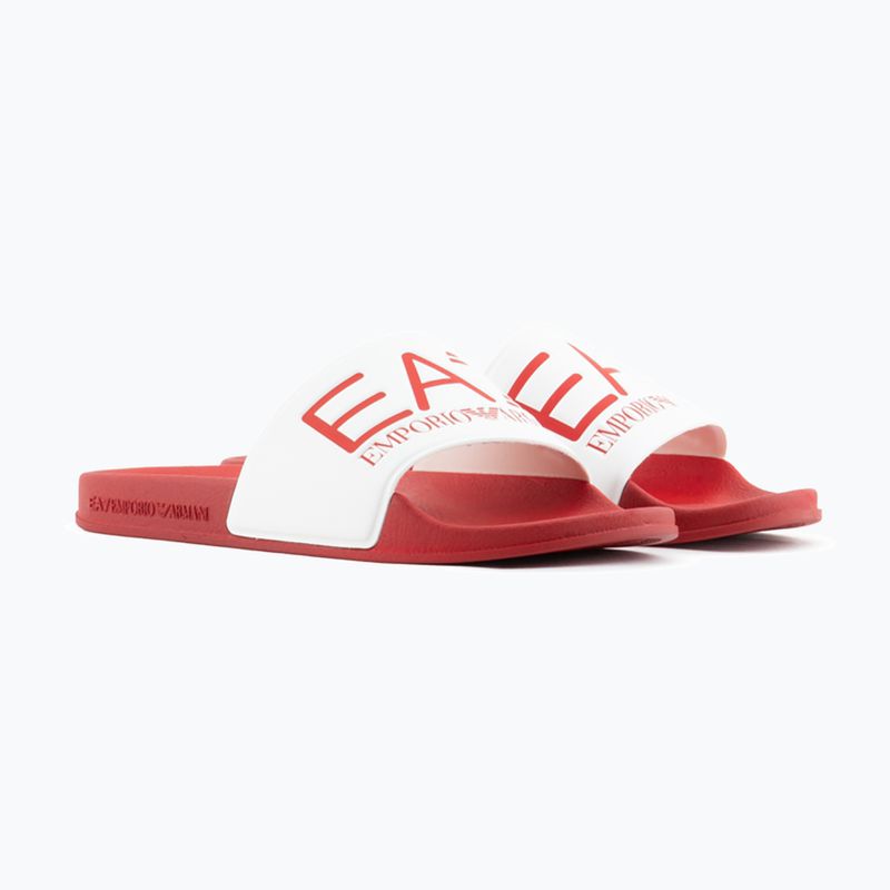 EA7 Emporio Armani Water Sports Visibility salsa/blanco flip-flops Emporio Armani Water Sports Visibility salsa/alb 8