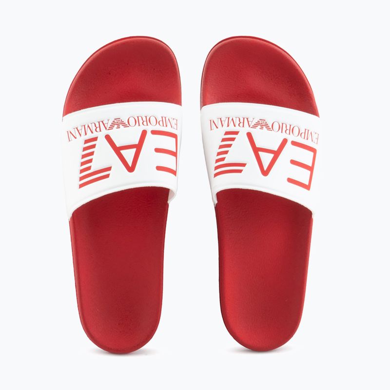 EA7 Emporio Armani Water Sports Visibility salsa/blanco flip-flops Emporio Armani Water Sports Visibility salsa/alb 12