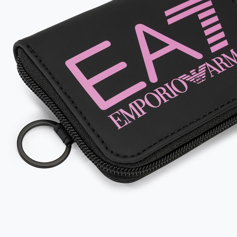 Portofel EA7 Emporio Armani Train Zip Around black/cyclamen 3