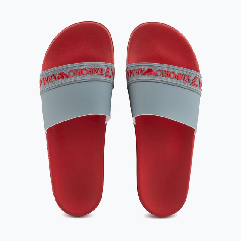 EA7 Emporio Armani Water Sports Tape Slide salsa/griffin flip-flops 5