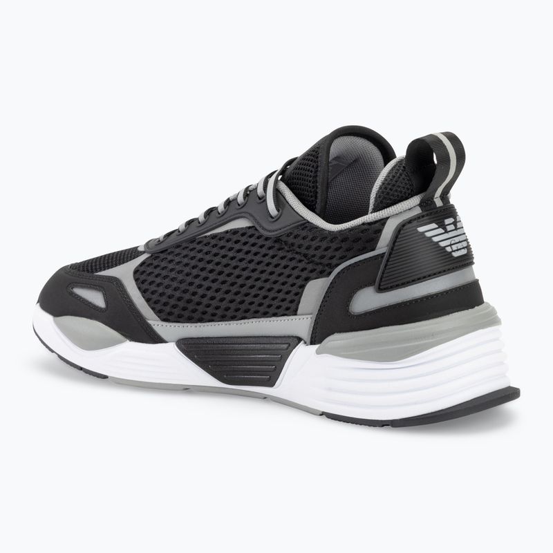 Încălțăminte EA7 Emporio Armani Ace Runner Mesh black/ silver 3