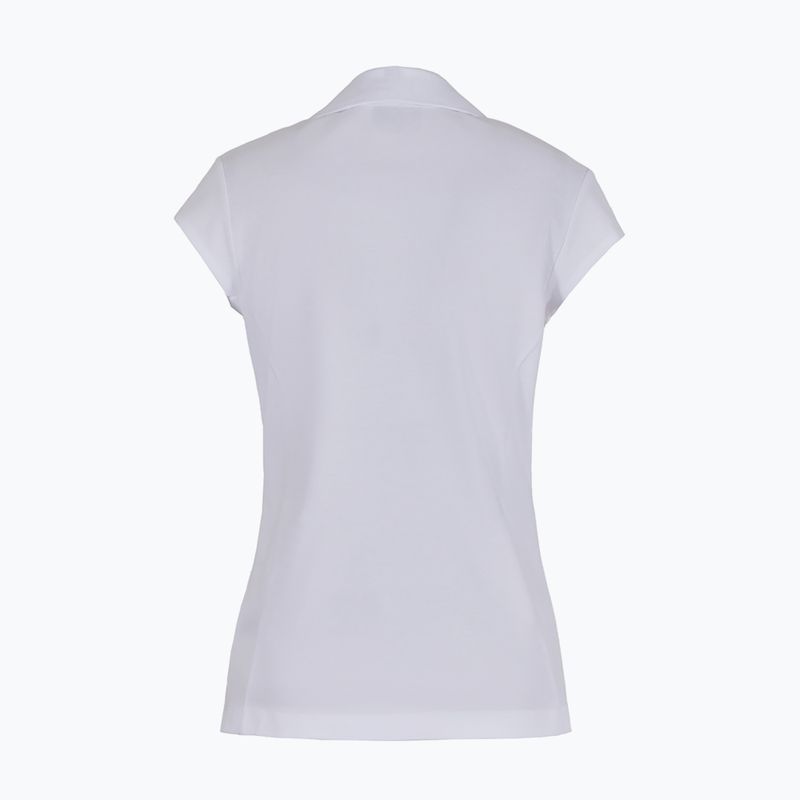 Tricou polo EA7 Emporio Armani Train Costa Smeralda pentru femei, alb 2