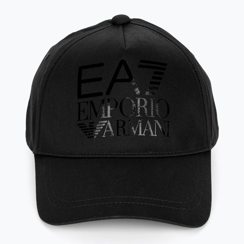 Șapcă EA7 Emporio Armani Train Logo Series pentru femei, negru 2