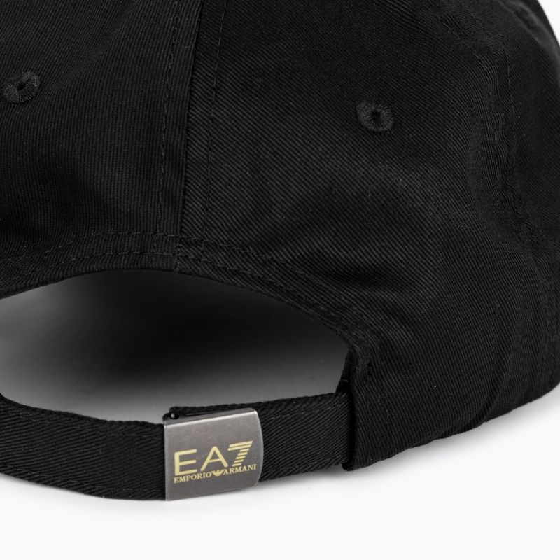 Șapcă EA7 Emporio Armani Train Logo Series pentru femei, negru 4