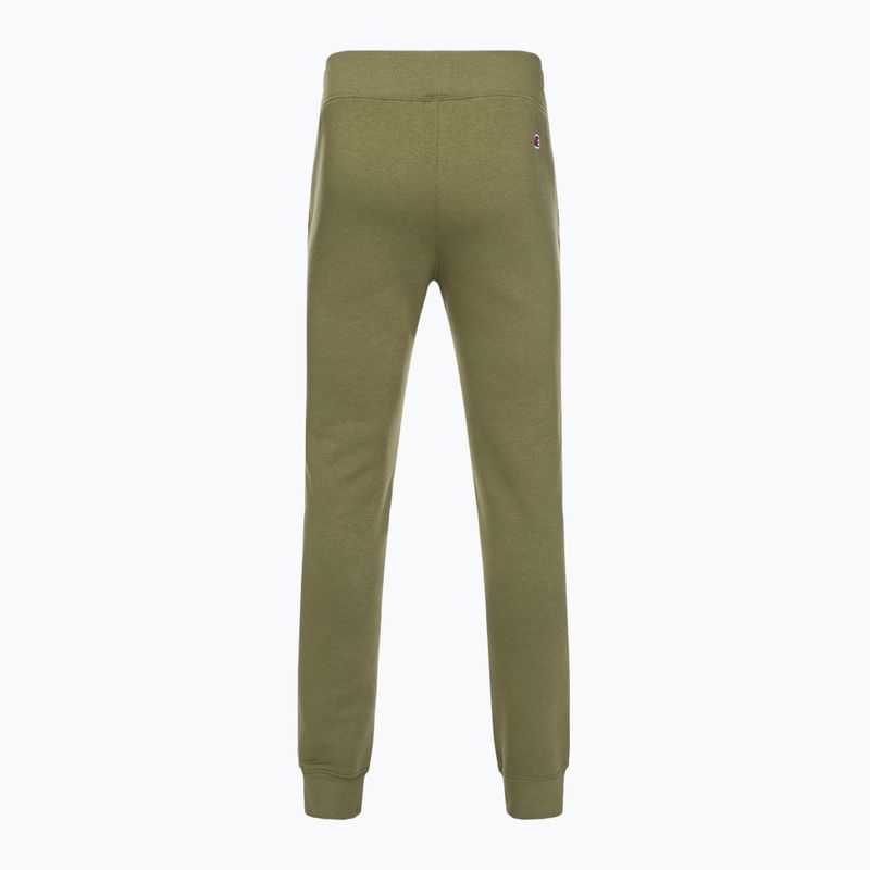 Pantaloni pentru bărbați Champion Rochester Rib Cuff verde închis pentru bărbați 2