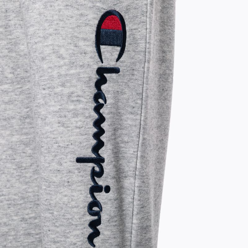 Pantaloni pentru copii Champion Legacy Rib Cuff gri pentru copii 3