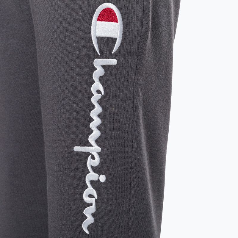 Pantaloni pentru copii Champion Legacy Rib Cuff gri închis/gri pentru copii 3