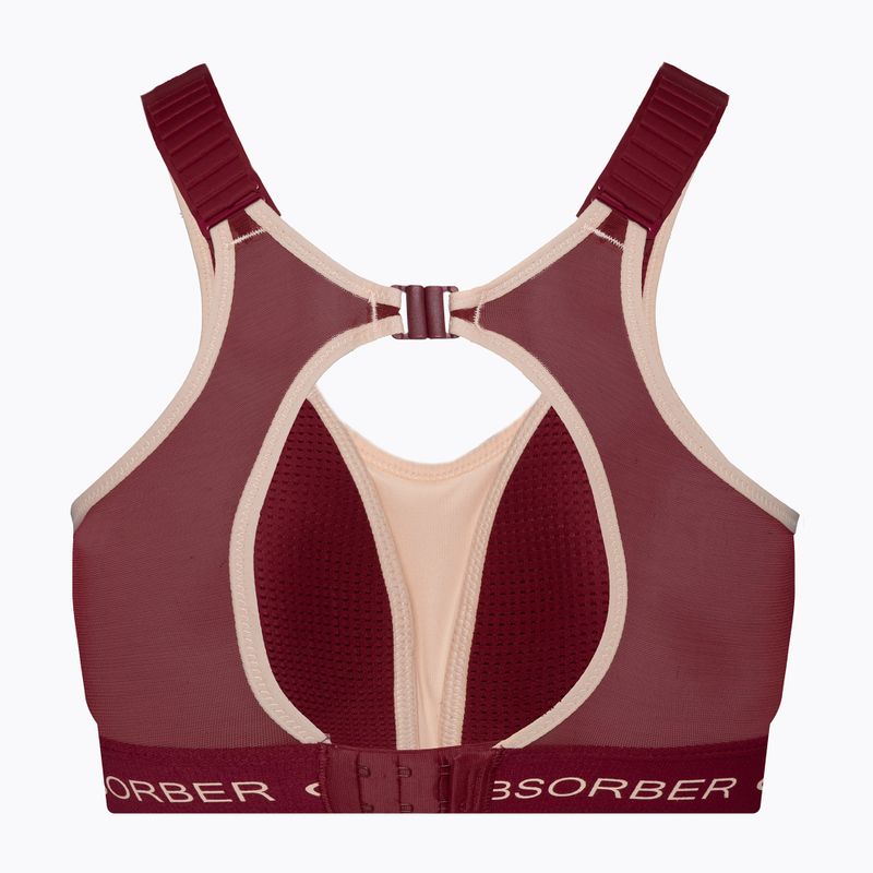 Sutien de antrenament  Shock Absorber Ultimate Run Bra Padded tibetan red 4