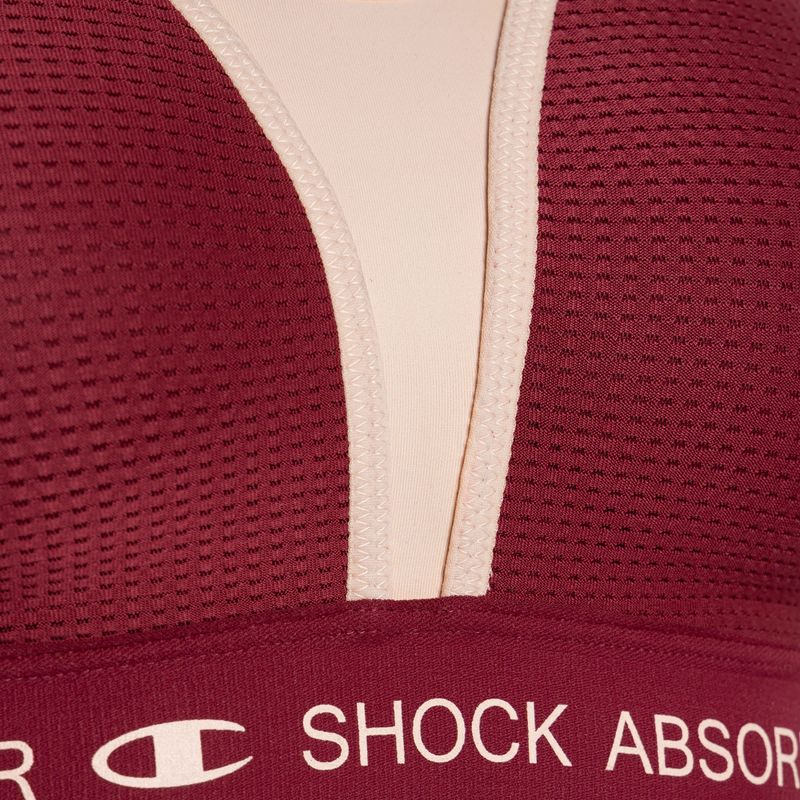 Sutien de antrenament  Shock Absorber Ultimate Run Bra Padded tibetan red 5