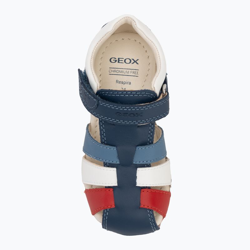 Sandale pentru copii Geox Macchia avio/white 5