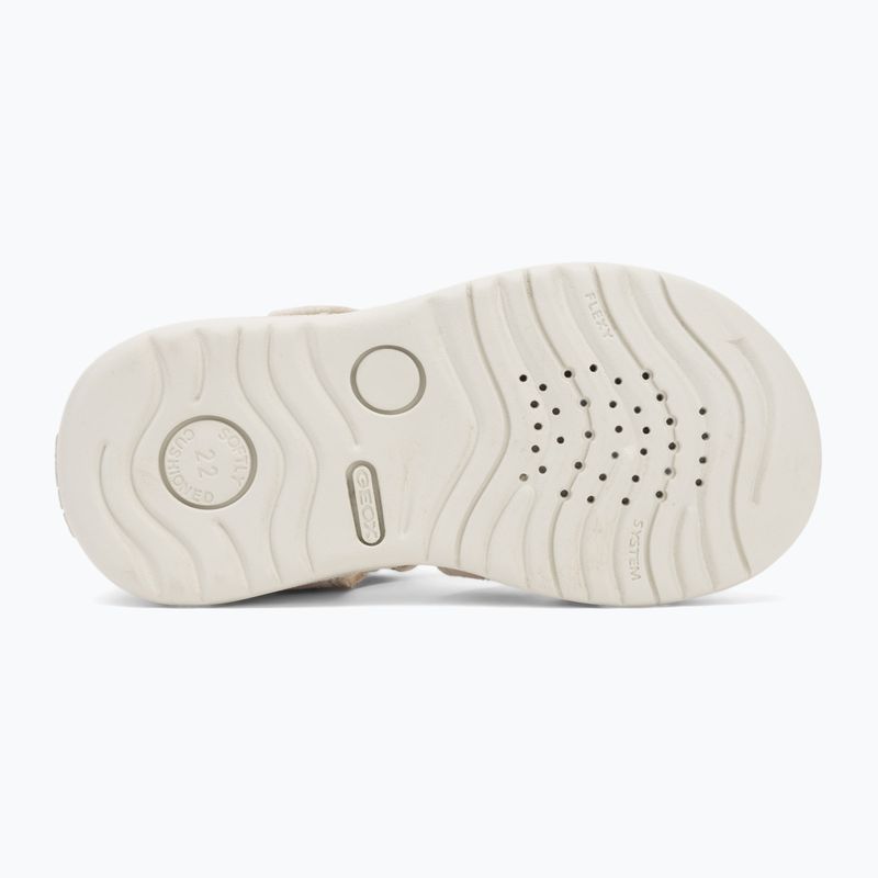 Sandale pentru copii Geox Macchia white/silver 4