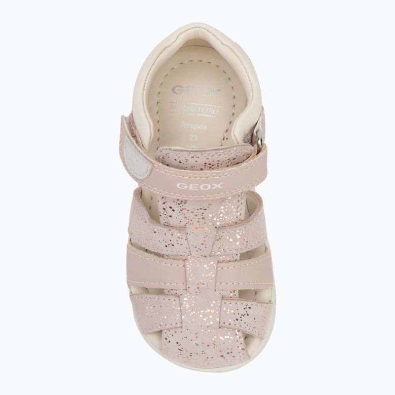 Sandale pentru copii Geox Macchia rose/off white 5