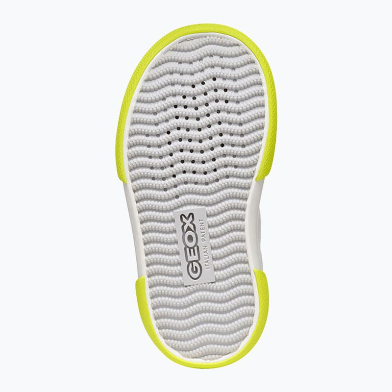 Încălțăminte pentru copii  Geox Gisli white/fluo green 13