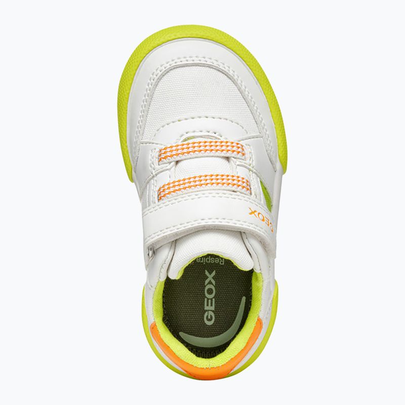 Încălțăminte pentru copii  Geox Gisli white/fluo green 14