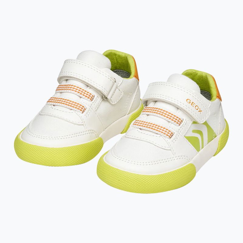Încălțăminte pentru copii  Geox Gisli white/fluo green 15