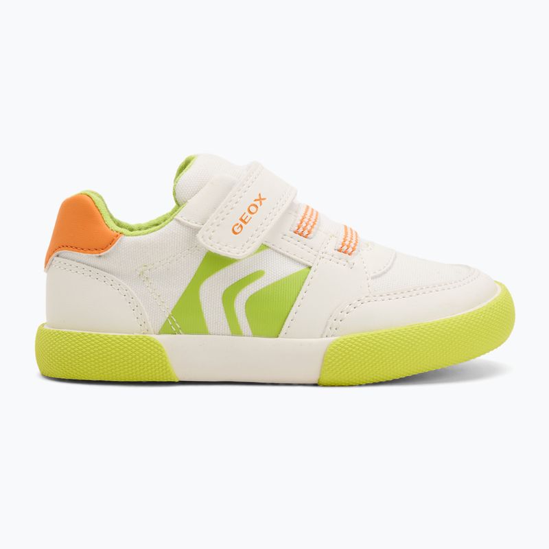 Încălțăminte pentru copii  Geox Gisli white/fluo green 2