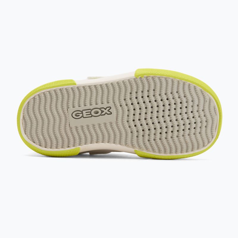 Încălțăminte pentru copii  Geox Gisli white/fluo green 4