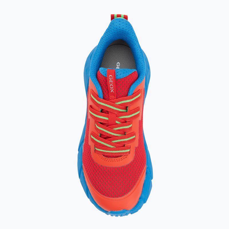 Încălțăminte pentru juniori Geox Flexyper Fast red/light blue 5