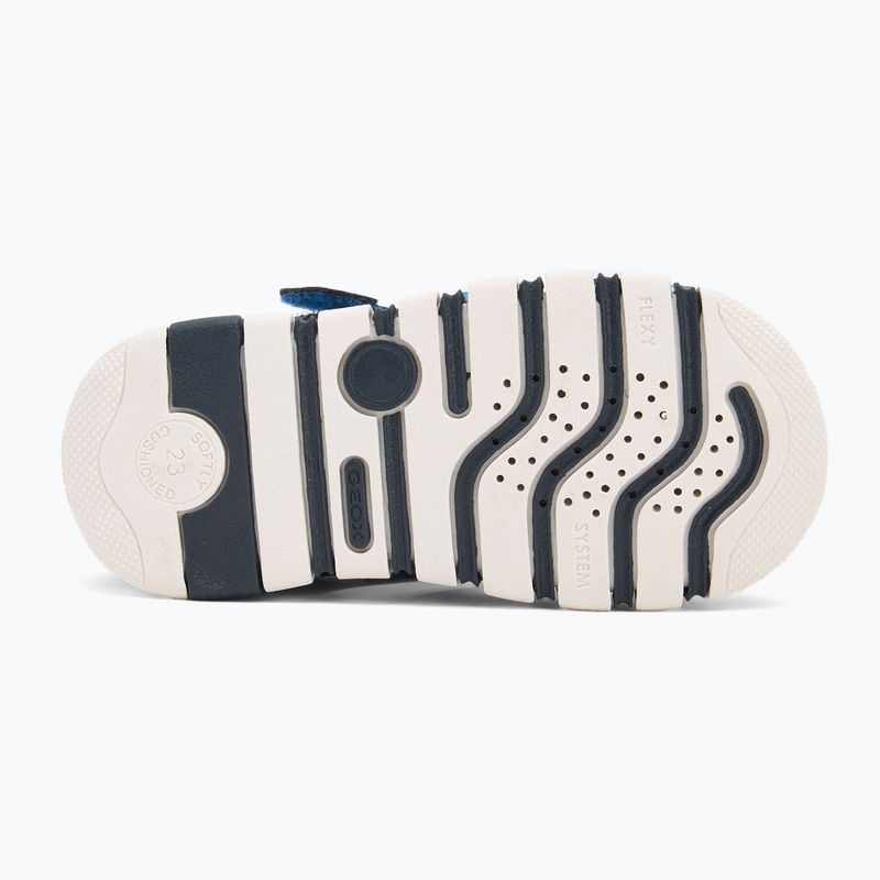 Sandale pentru copii Geox Iupidoo navy/fluo yellow 4