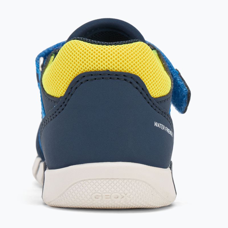 Sandale pentru copii Geox Iupidoo navy/fluo yellow 6