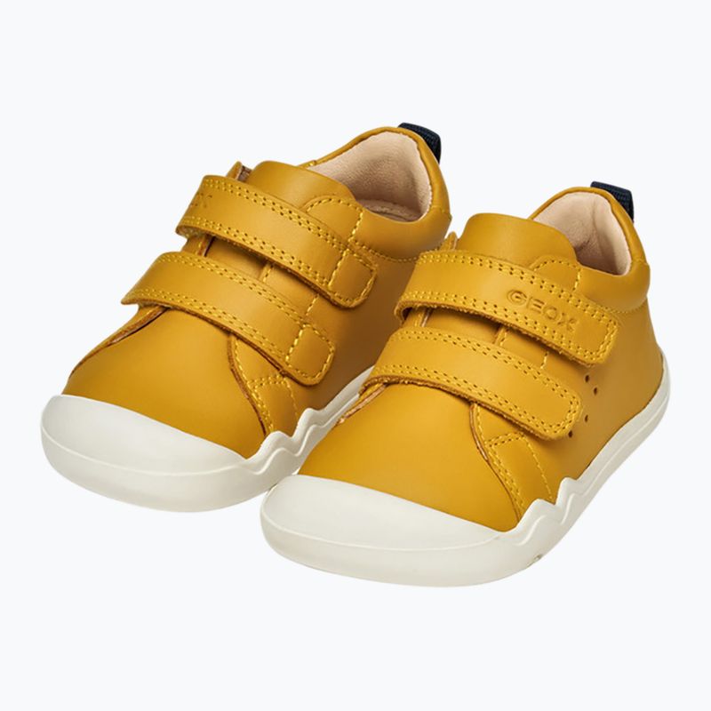 Încălțăminte barefoot pentru copii Geox Steppieup ochre yellow/navy 8