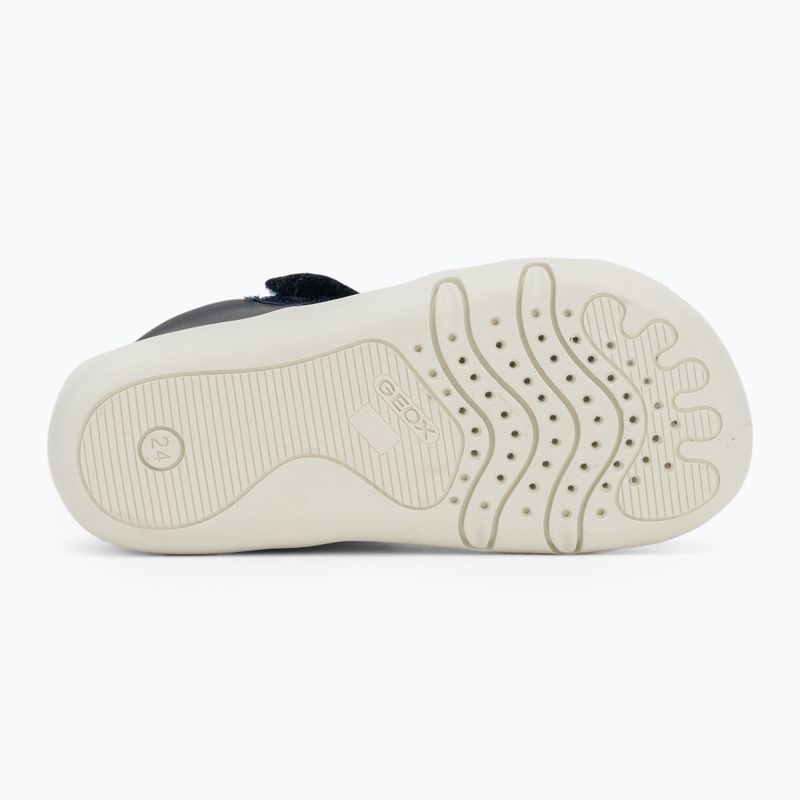 Încălțăminte barefoot pentru copii Geox Steppieup navy/white 4