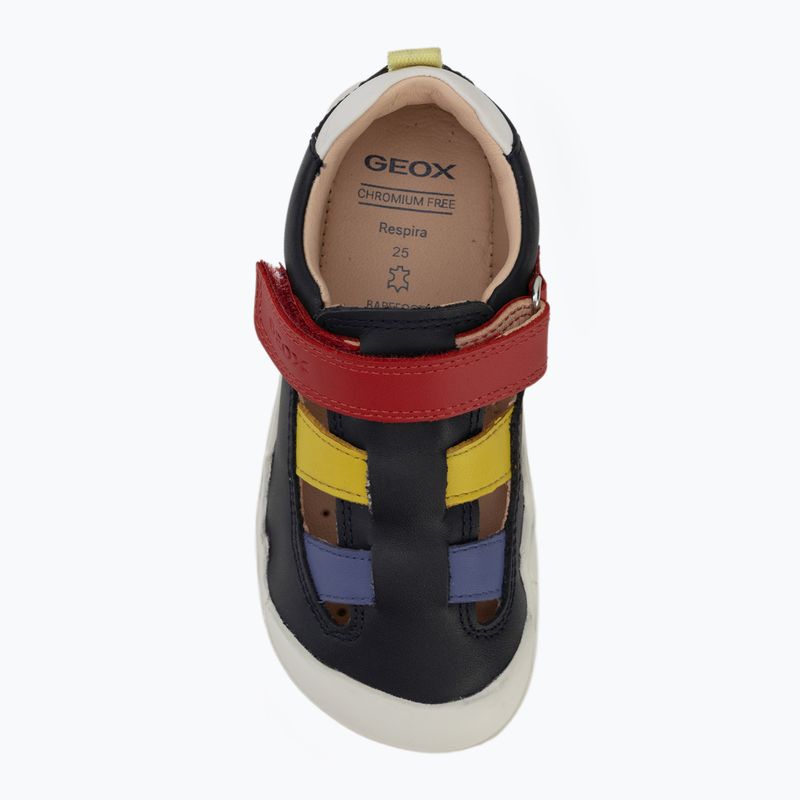 Încălțăminte barefoot pentru copii Geox Steppieup navy/multicolor 4