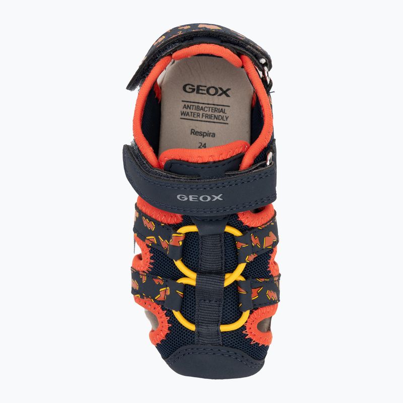 Sandale pentru copii Geox Multy navy/orange 5