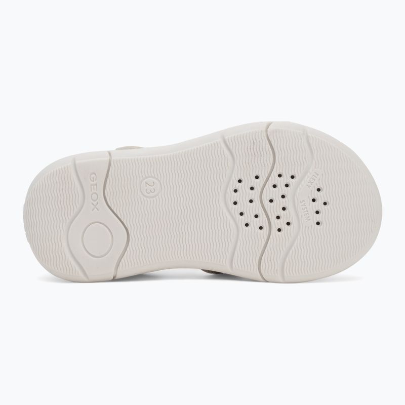 Sandale pentru copii Geox Zapito white/silver 4