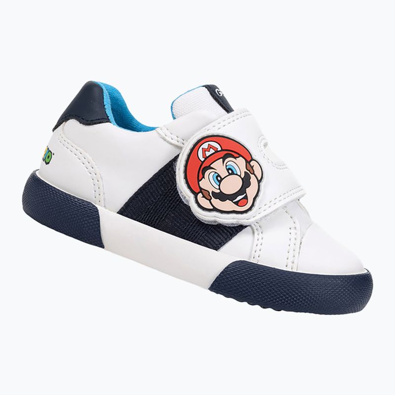 Încălțăminte pentru copii Geox Gisli white/navy/orange 10