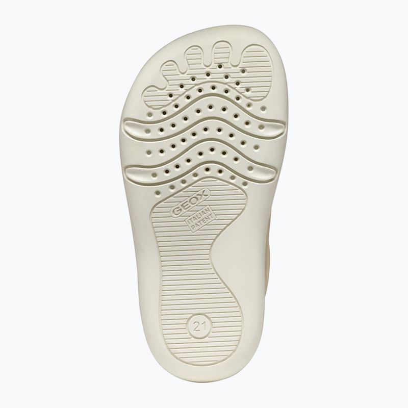 Încălțăminte barefoot pentru copii Geox Steppieup light ivory 6