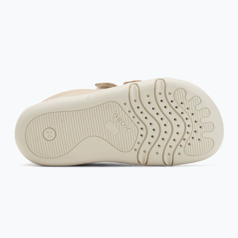 Încălțăminte barefoot pentru copii Geox Steppieup light ivory 4