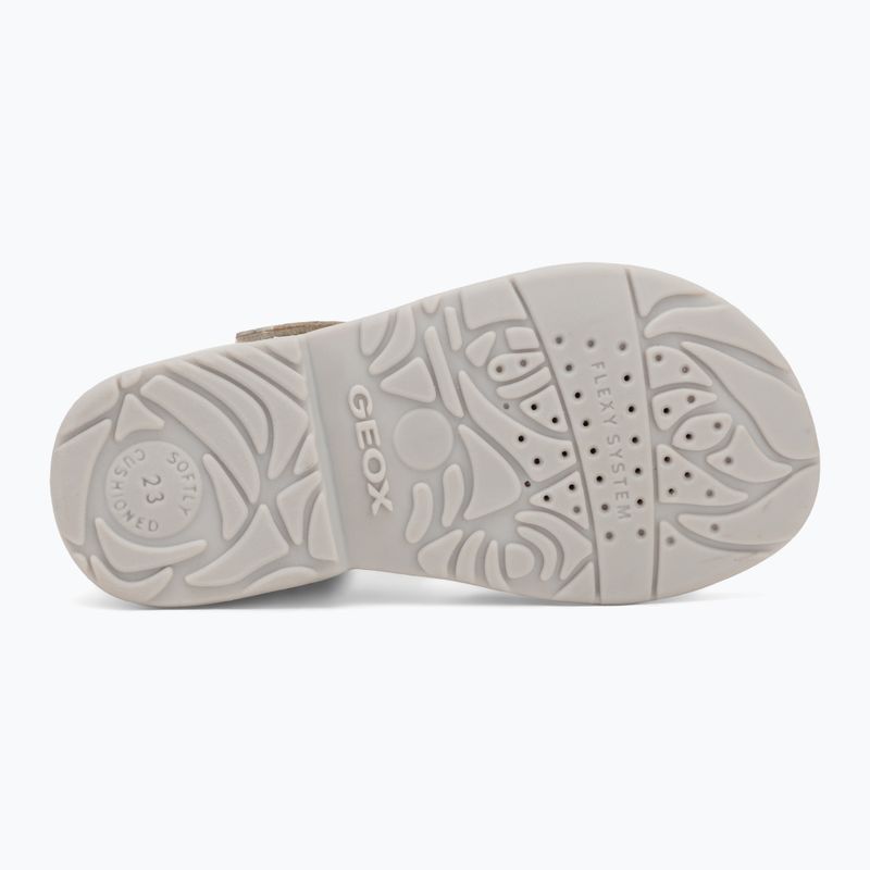 Sandale pentru copii Geox Verred white/silver 4