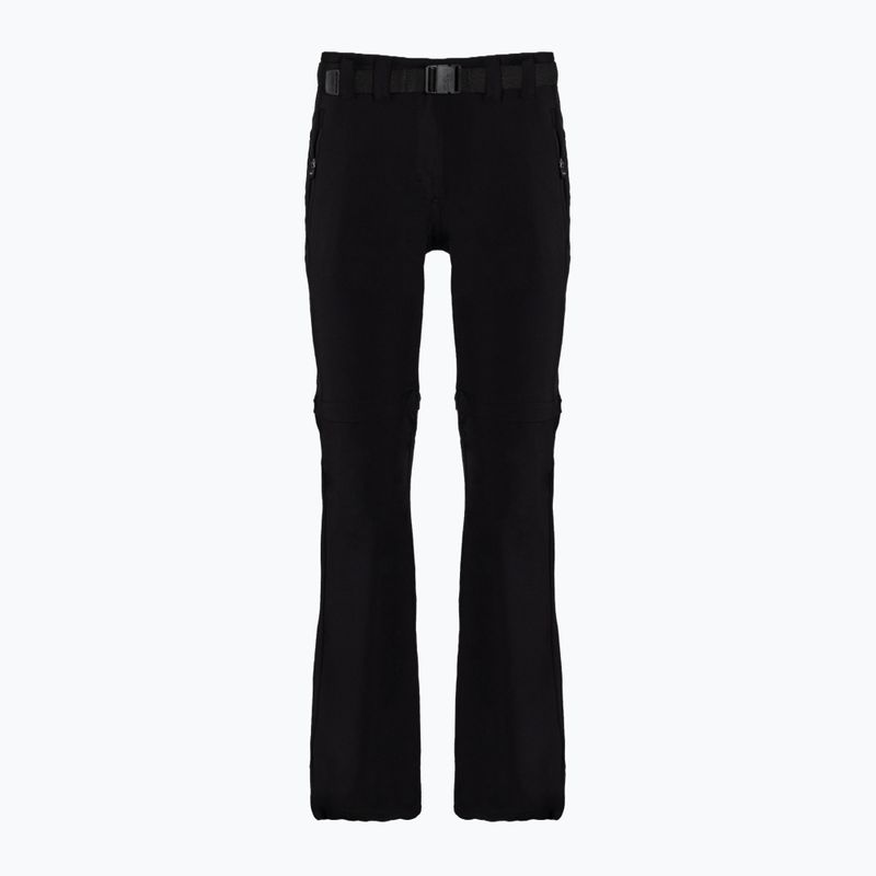 Pantaloni de trekking pentru femei CMP Zip Off U901 negru 3T51446/U901/D34