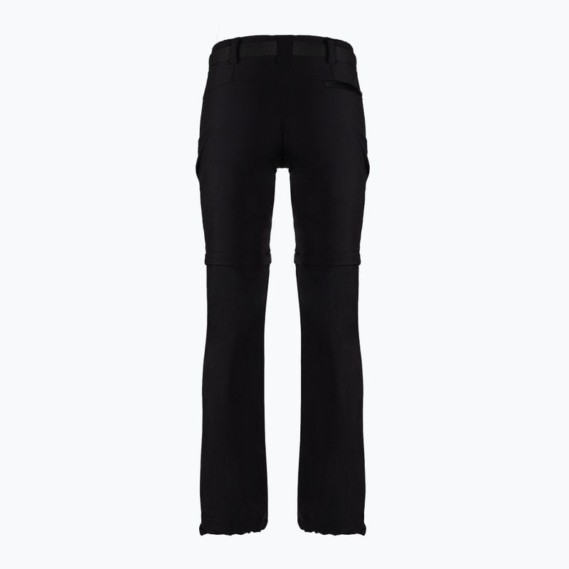Pantaloni de trekking pentru femei CMP Zip Off U901 negru 3T51446/U901/D34 2