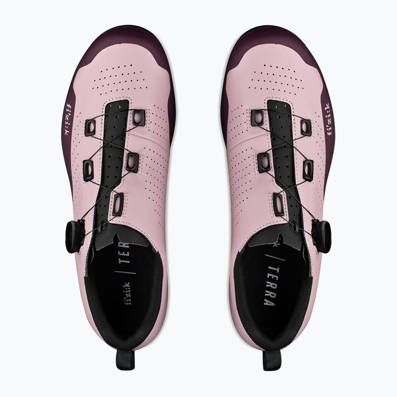 Pantofi de ciclism MTB pentru femei Fizik Terra Atlas roz TEX5BPR1K3710 12