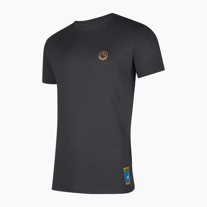 Tricou pentru bărbați La Sportiva Climbing on the Moon carbon/giallo