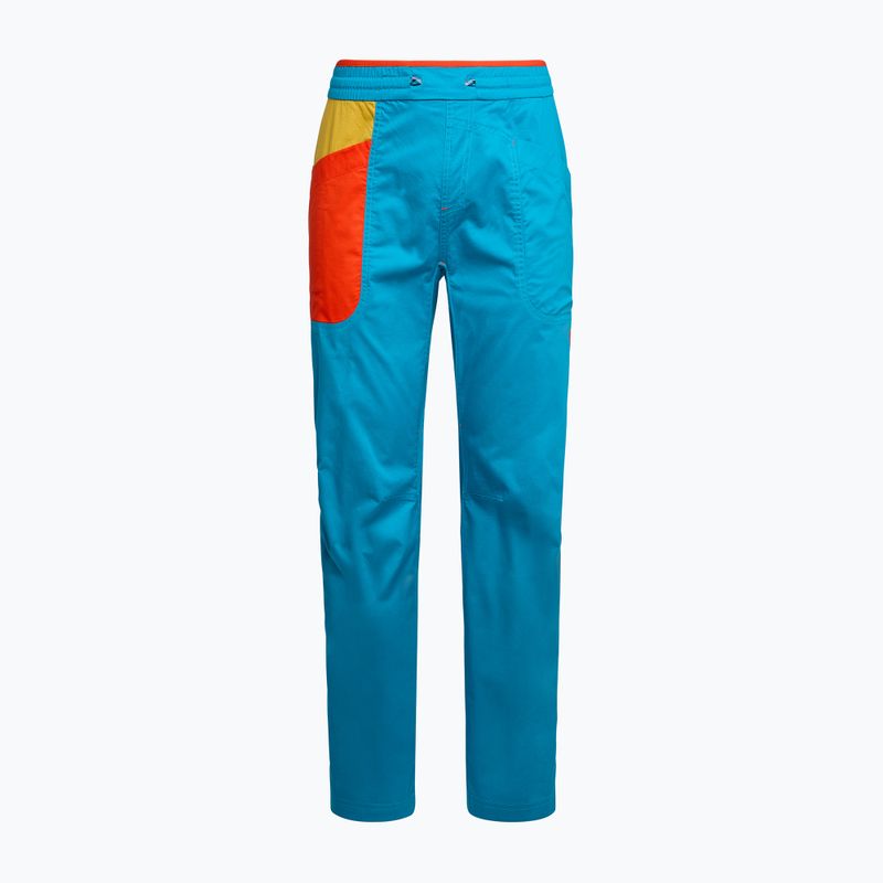 Pantaloni de alpinism pentru bărbați La Sportiva Bolt tropic blue/bamboo