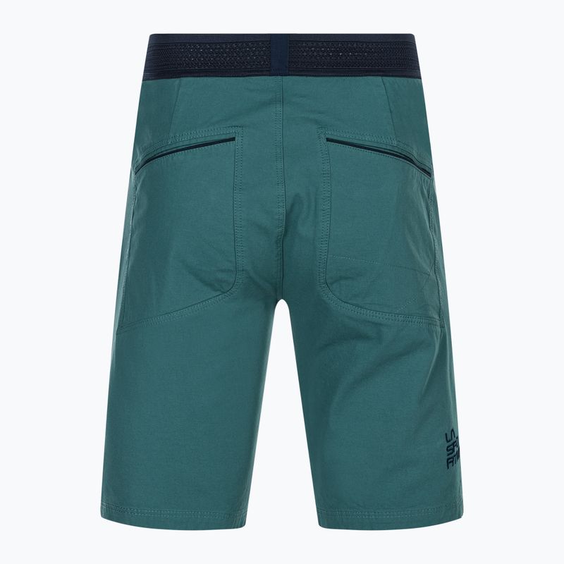 Pantaloni scurți de alpinism pentru bărbați La Sportiva Flatanger hurricane/deep sea 2