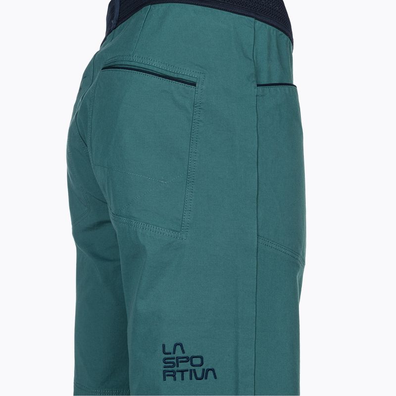 Pantaloni scurți de alpinism pentru bărbați La Sportiva Flatanger hurricane/deep sea 4