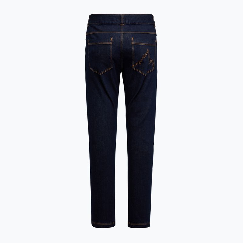 Pantaloni de alpinism pentru bărbați La Sportiva Eldo Jeans blugi/mare adâncă 4