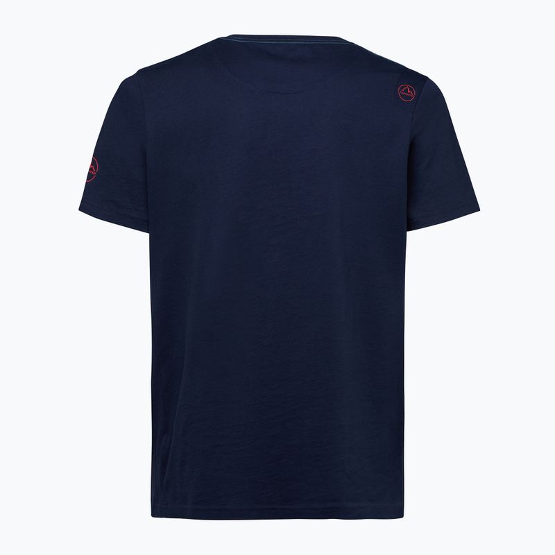 Tricou pentru bărbați La Sportiva Stripe Cube deep sea 2