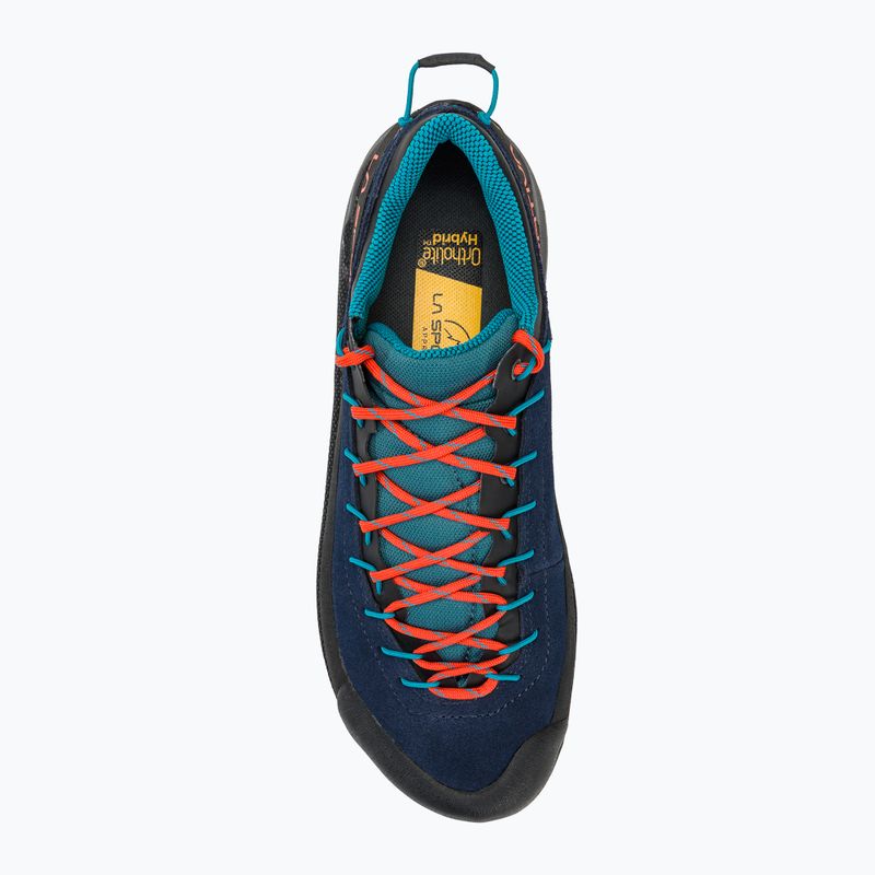 Încălțăminte de abordare pentru bărbați La Sportiva TX4 Evo deep sea/cherry tomato 5