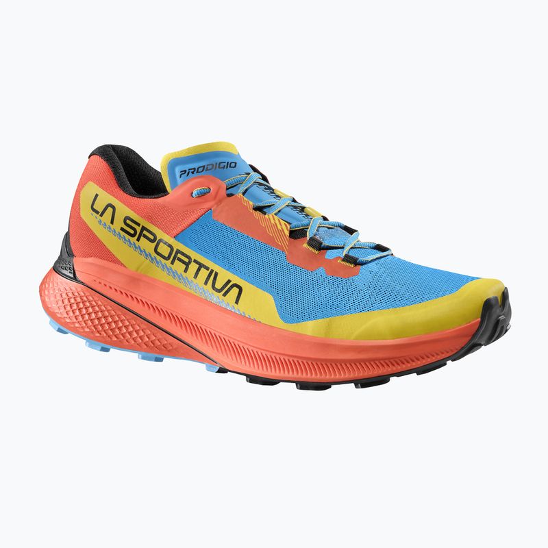 Încălăminte de alergat pentru bărbați La Sportiva Prodigio tropic blue/cherry tomato 8