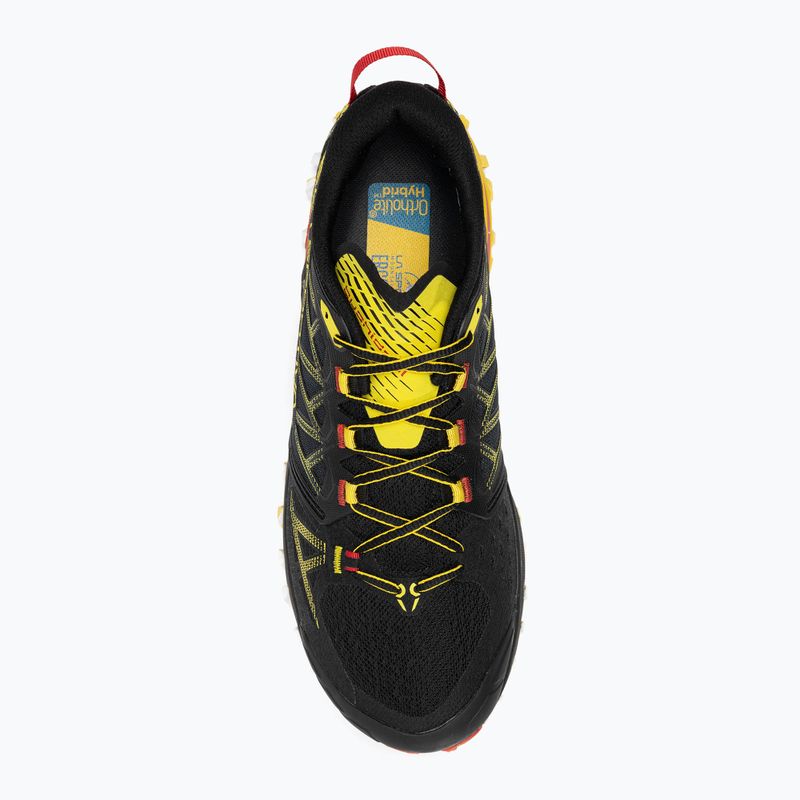 Încălțăminte de alergare pentru bărbați La Sportiva Bushido III black/yellow 5