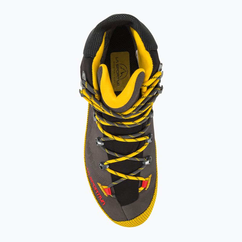 Încălțăminte de trekking pentru bărbați La Sportiva Aequilibrium Trek GTX carbon/yellow 6